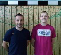 Alexander Herrmann mit seinem Assistent Paul Kaufmann (17)